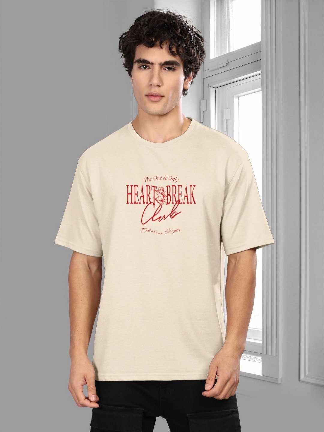 

BULLMER Men Printed T-shirt, Beige