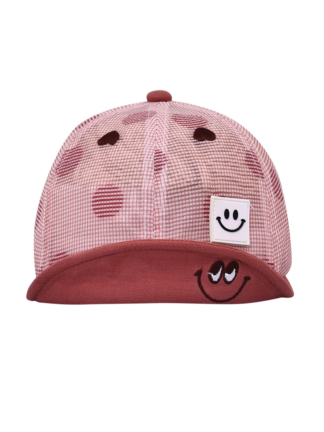 

SHOP FRENZY Kids Printed Baseball Cap, Brown