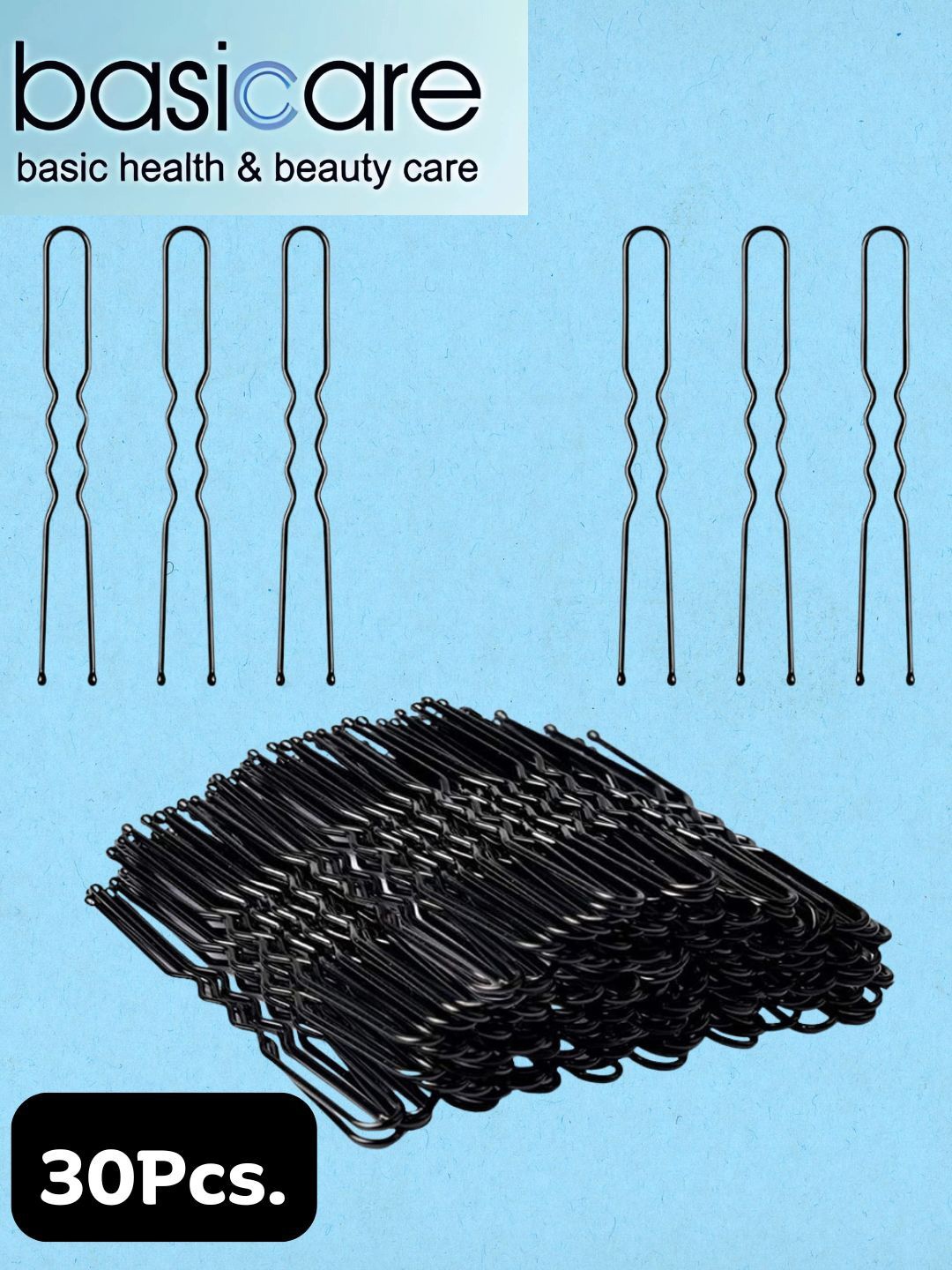 

basicare Women U Pins, Black