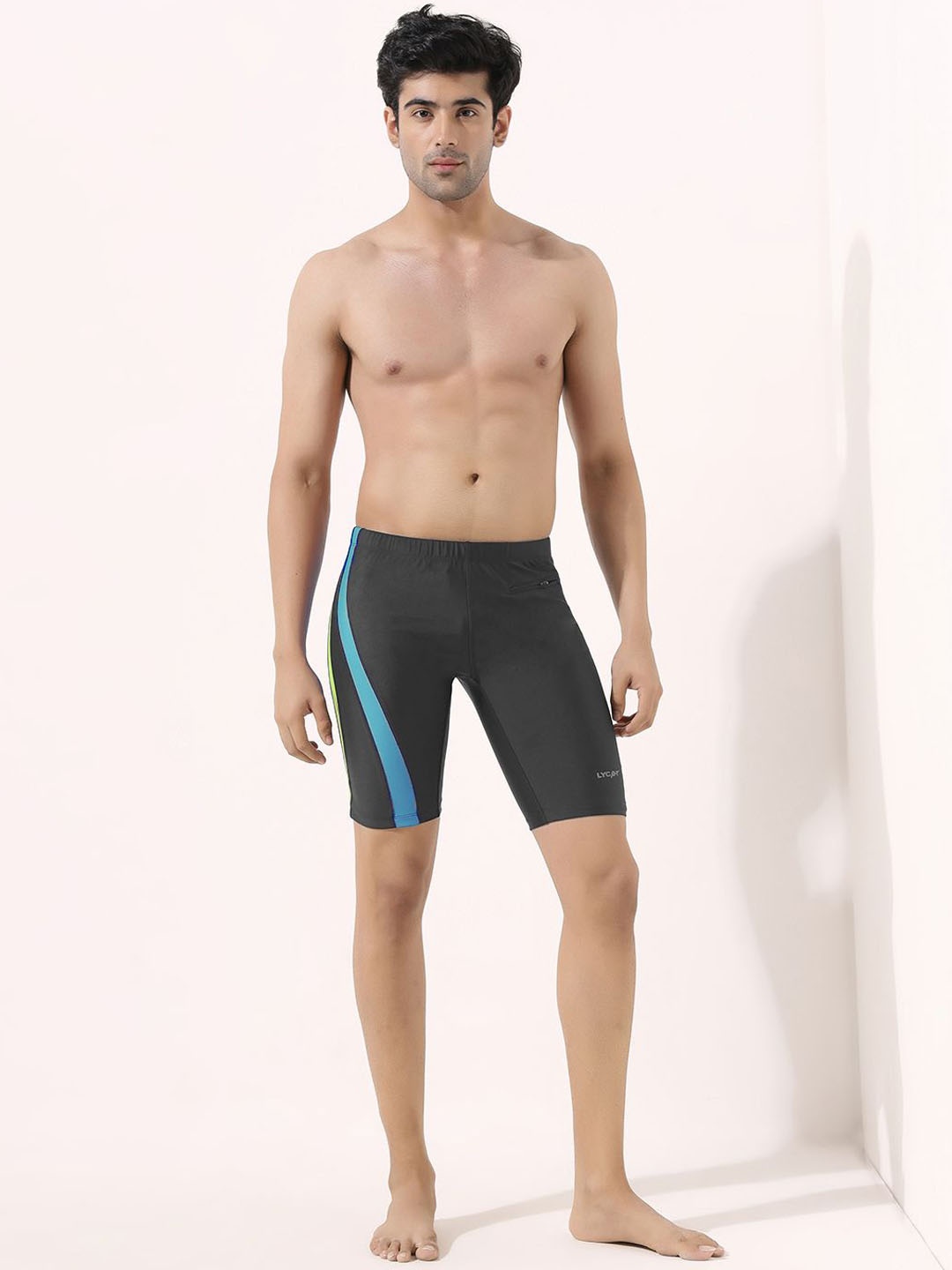 

LYCOT Men Swim Bottoms, Charcoal
