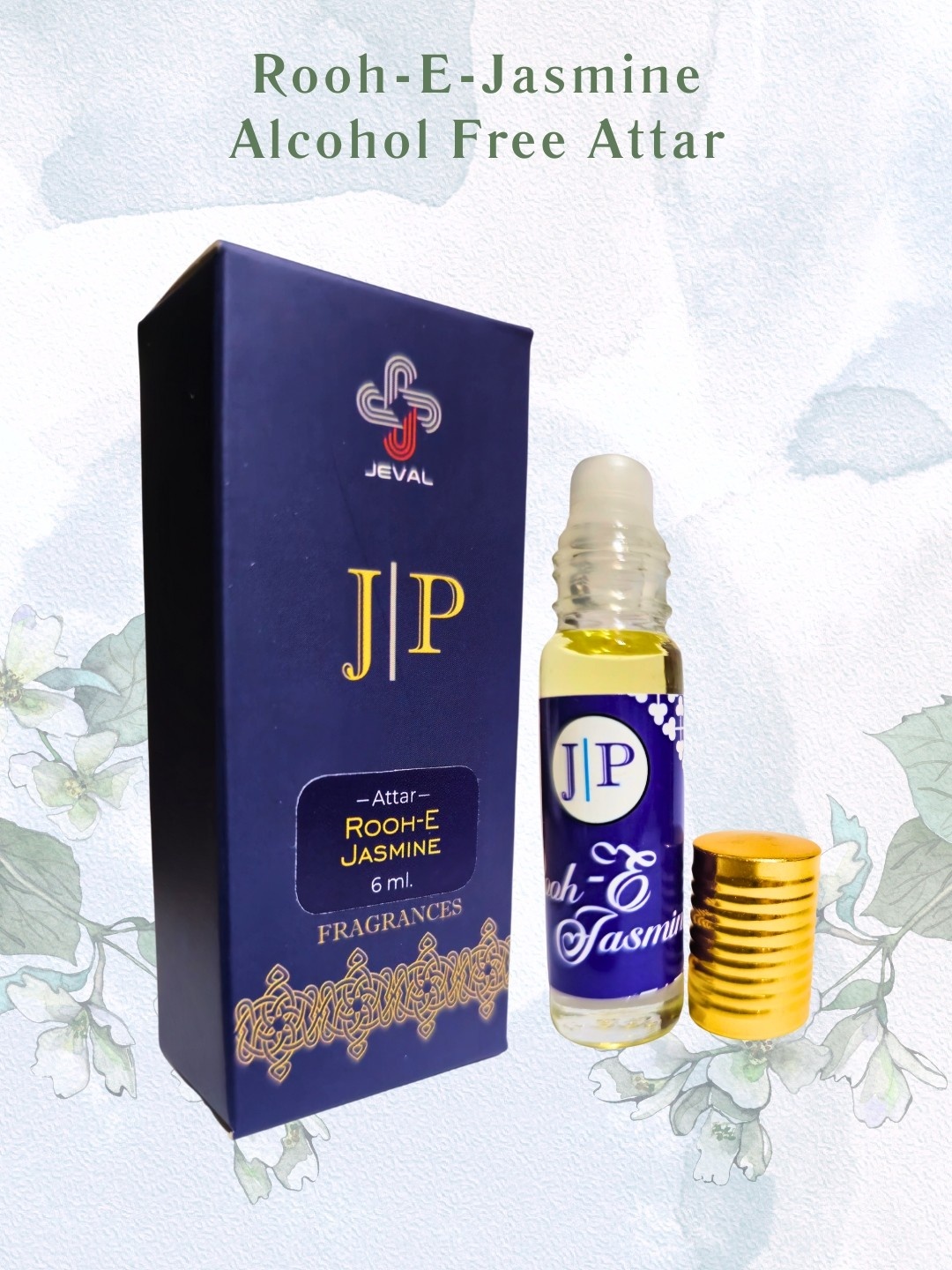 

Jeval Rooh E Jasmine Long Lasting Attar- 6 ml, Na