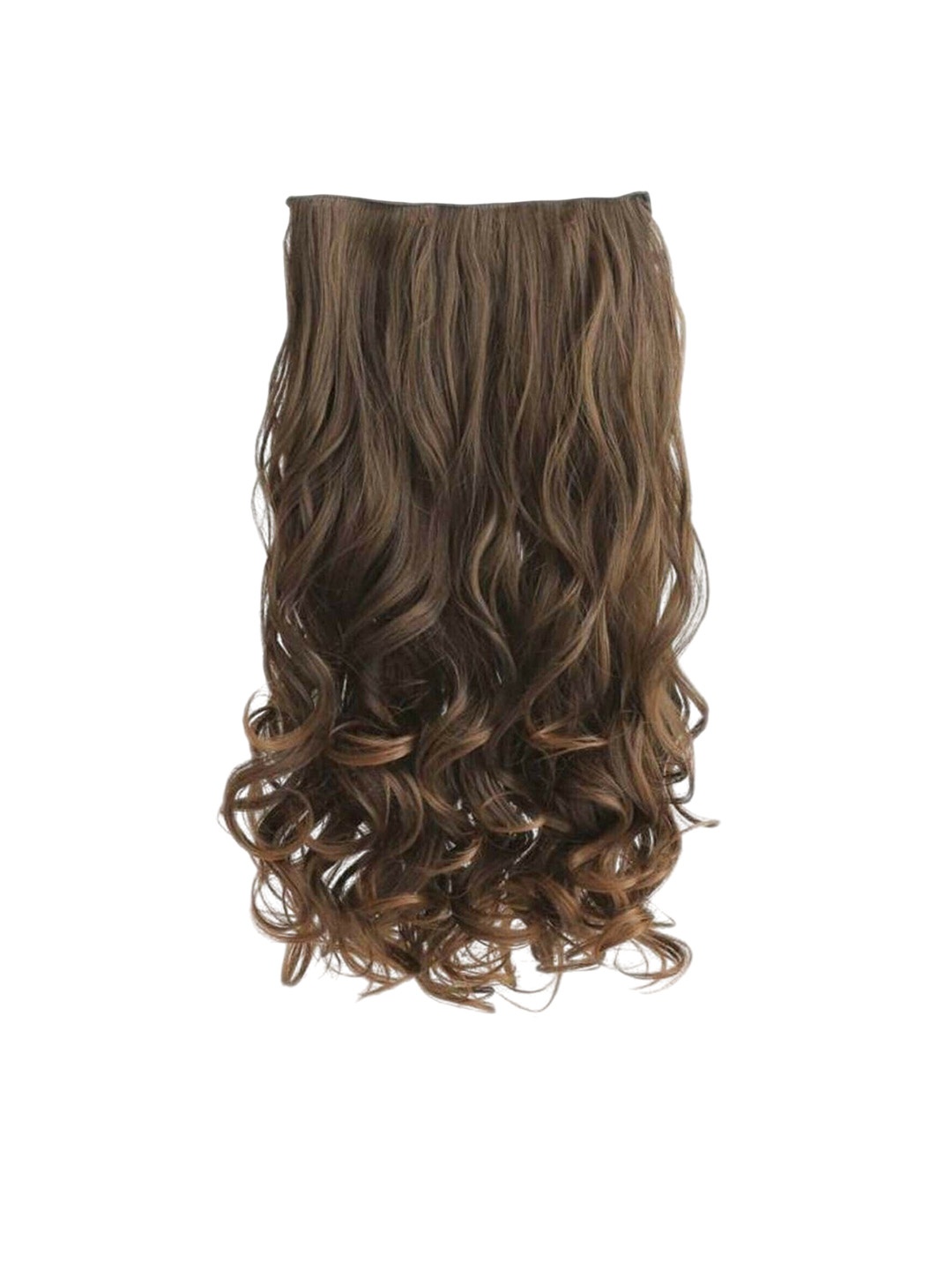 

vister Wavy Clip-In Hair Extension - 22 Inch - Brown