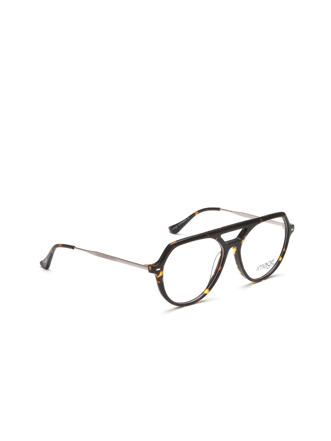 

Image Men Abstract Full Rim Aviator Frames, Brown