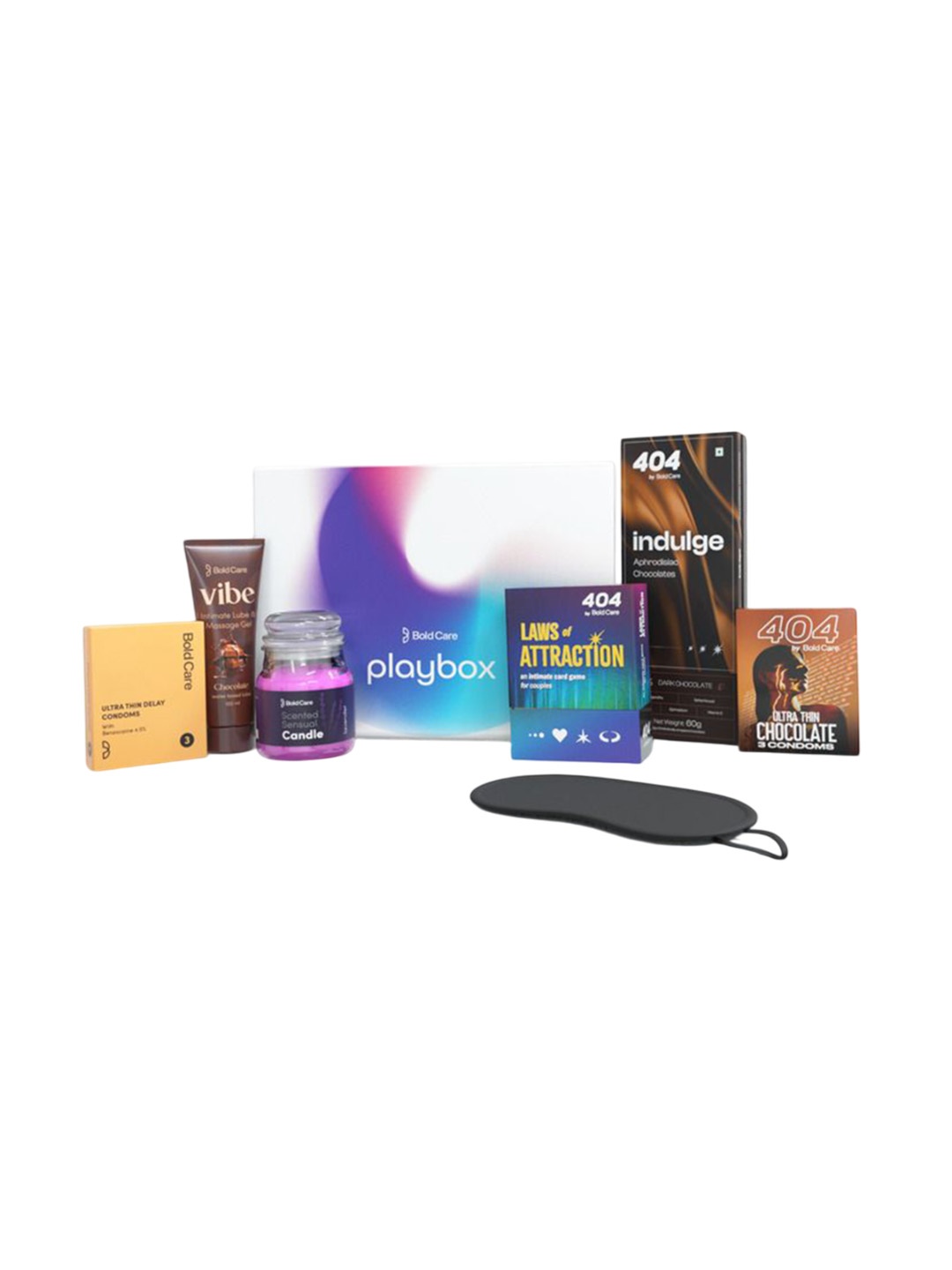 

Bold Care Set of 7 Playbox Giftset for Couples, White