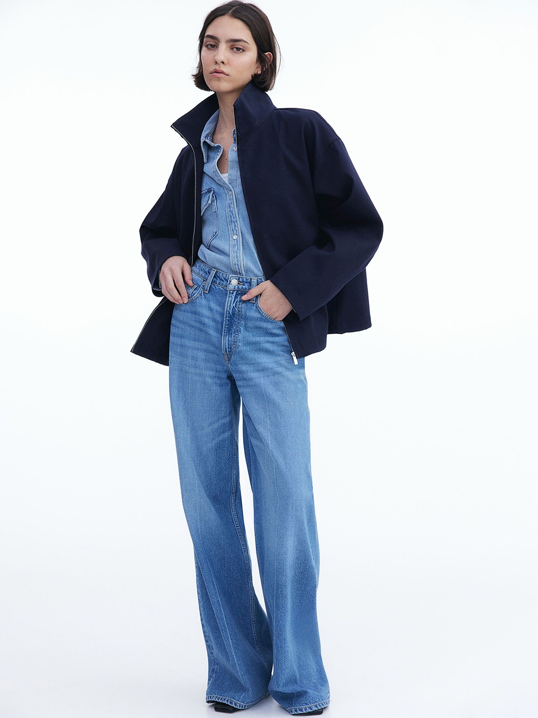 

H&M Twill Jacket, Blue