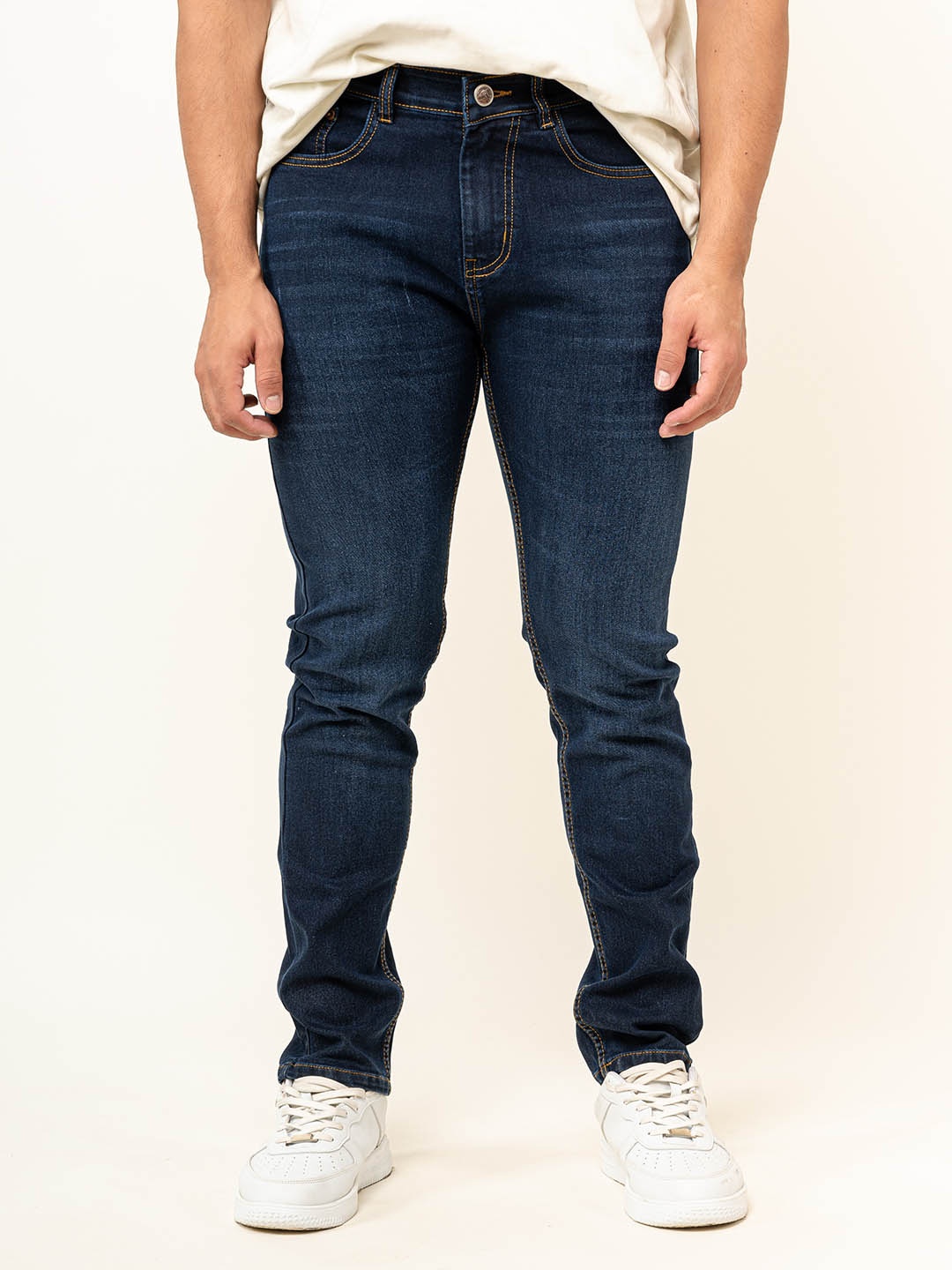 

Tistabene Men Slim Fit Mid-Rise Stretchable Jeans, Blue