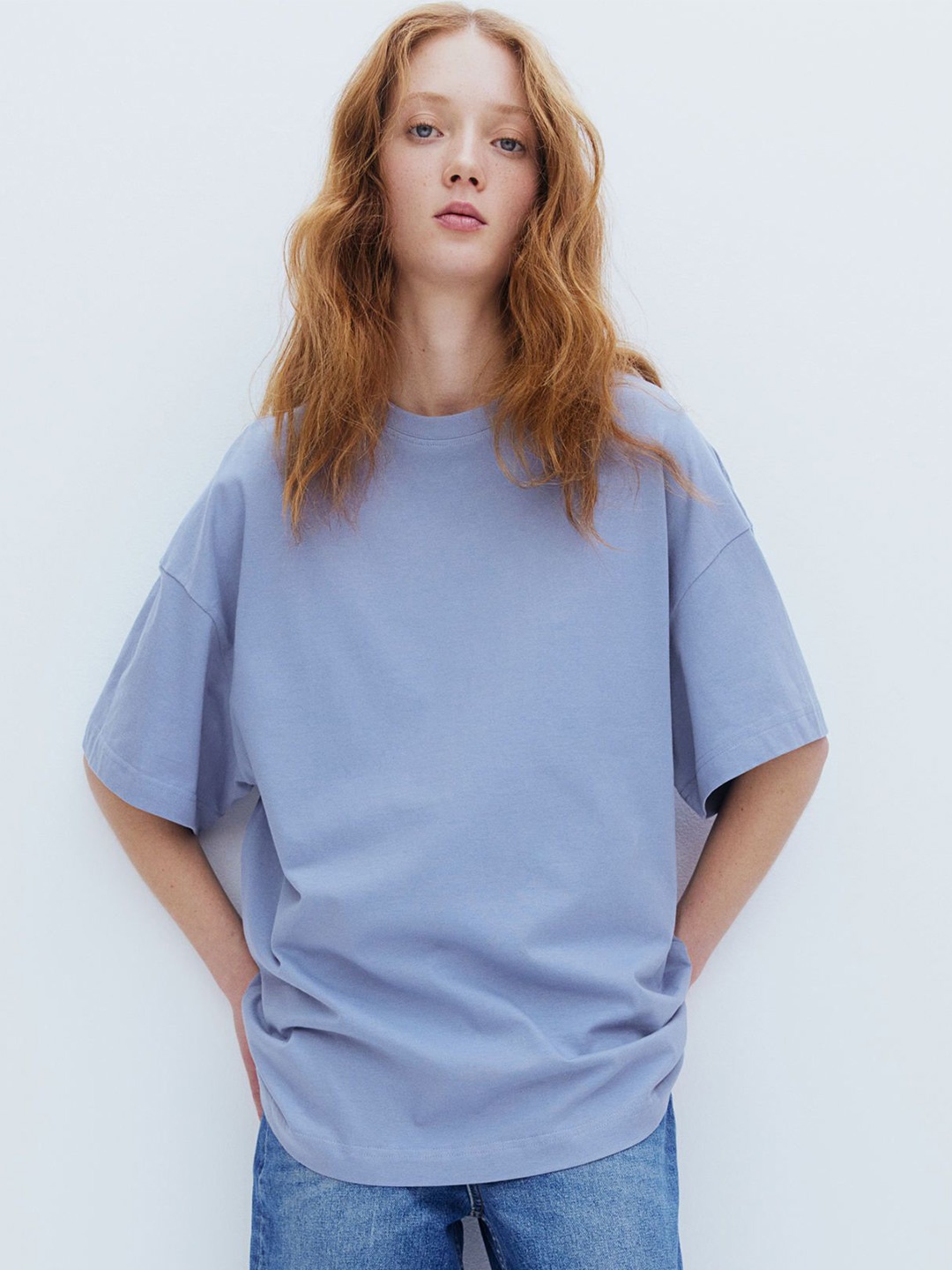 

H&M Oversized T-Shirt, Blue