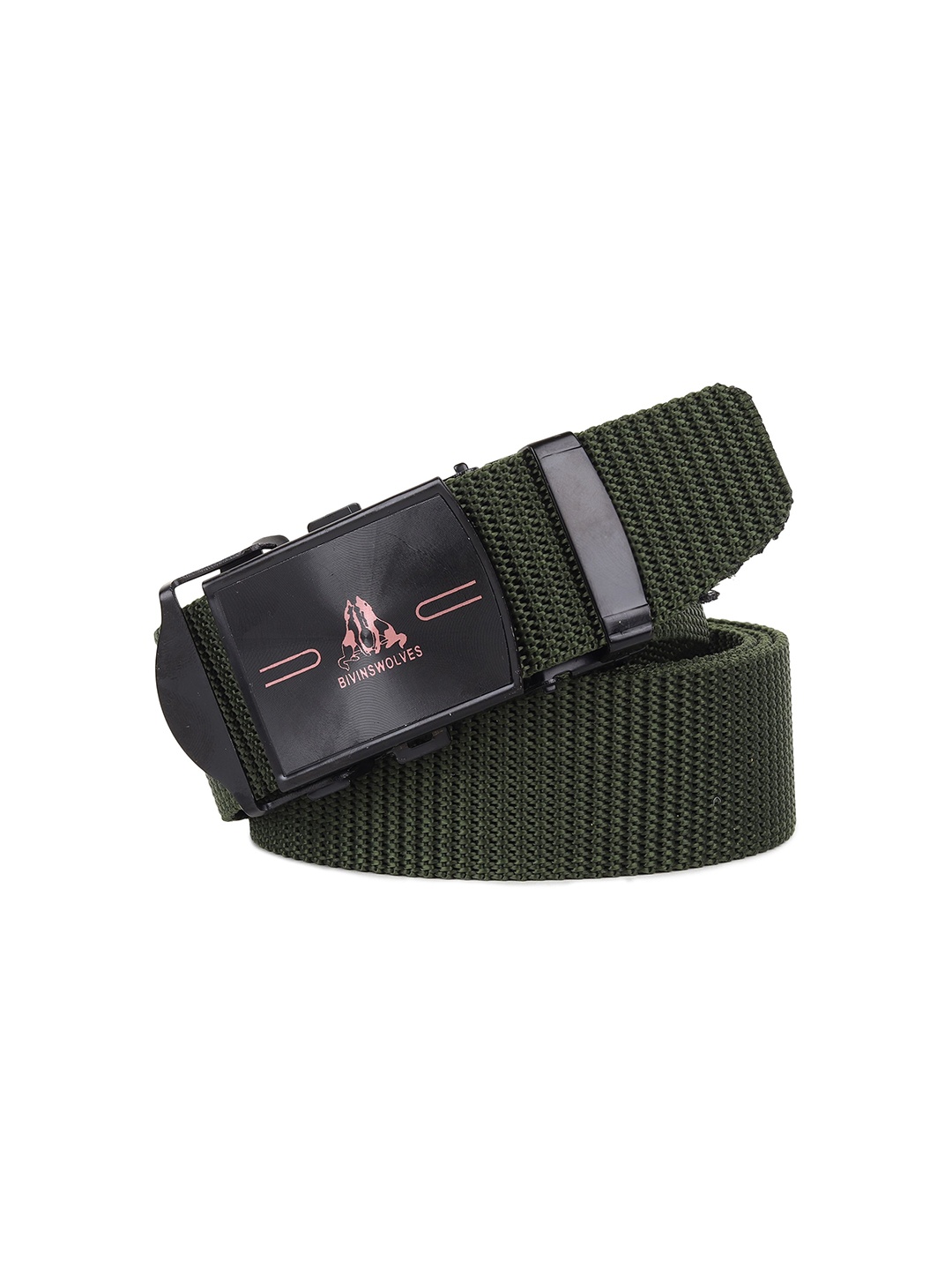 

Provogue Men Textured Belt, Green