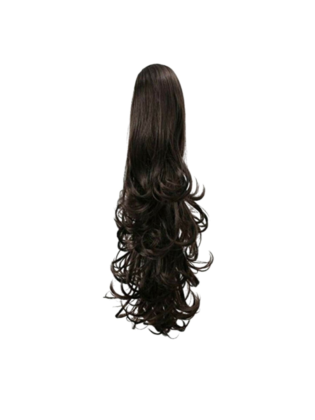 

vister Clip-In Wavy Hair Extension - Black - 20 Inch