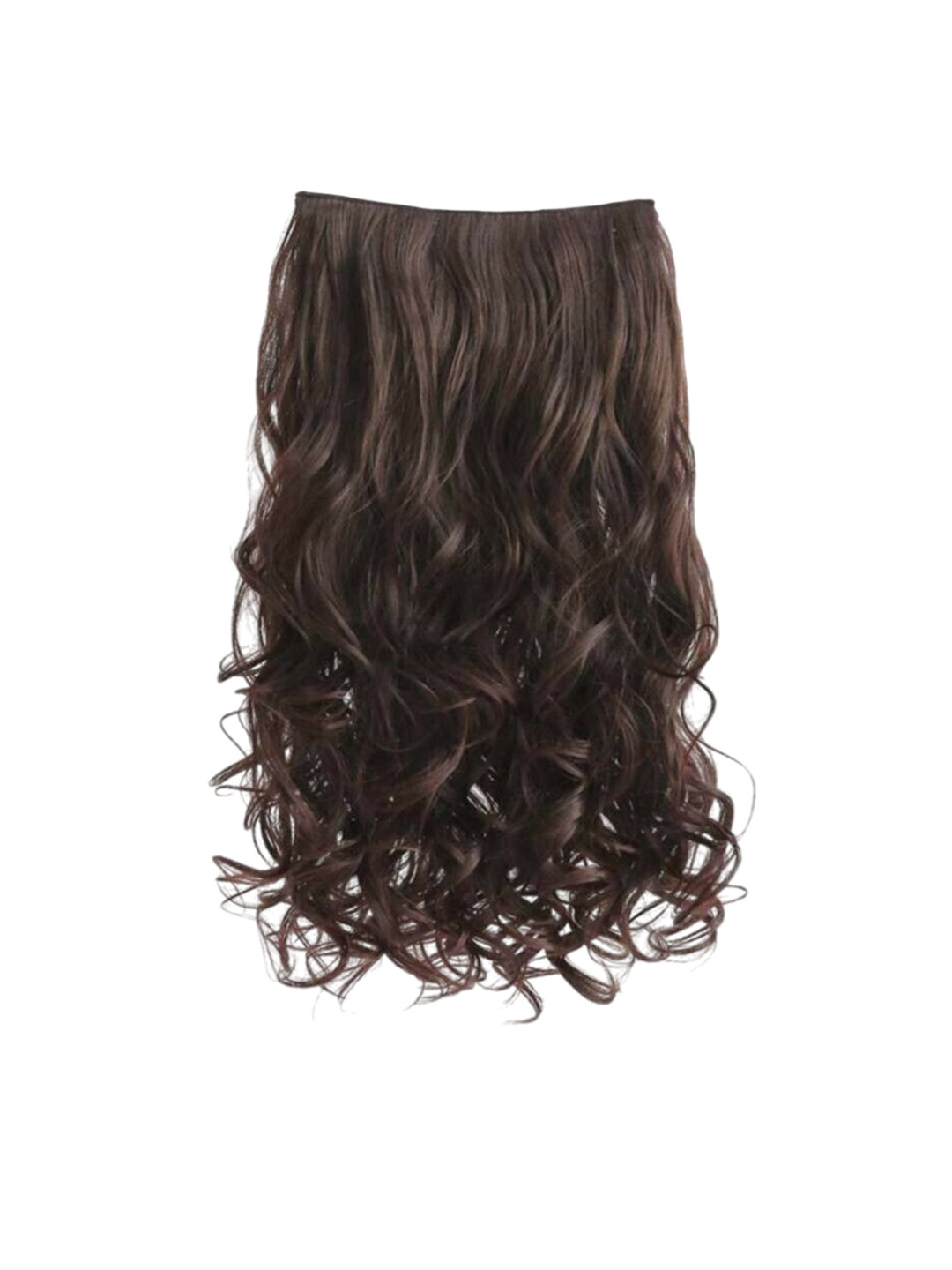 

vister Wavy Clip-In Hair Extension - 22 Inch - Brown
