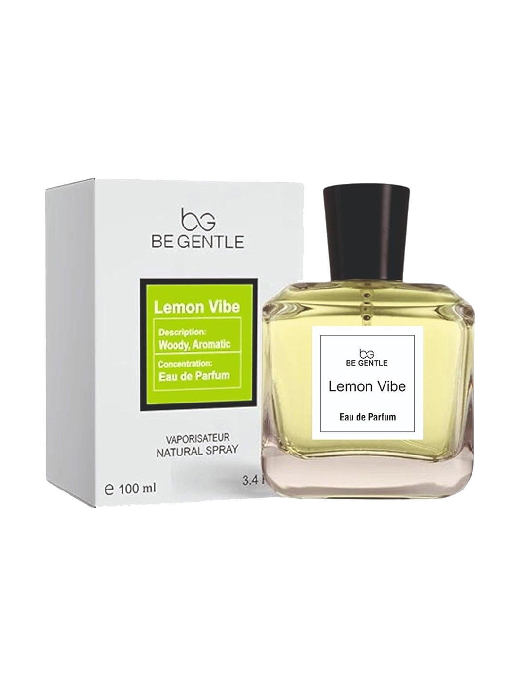 

BE GENTLE Lemon Vibe Long Lasting Eau de Parfum - 100 ml, Yellow