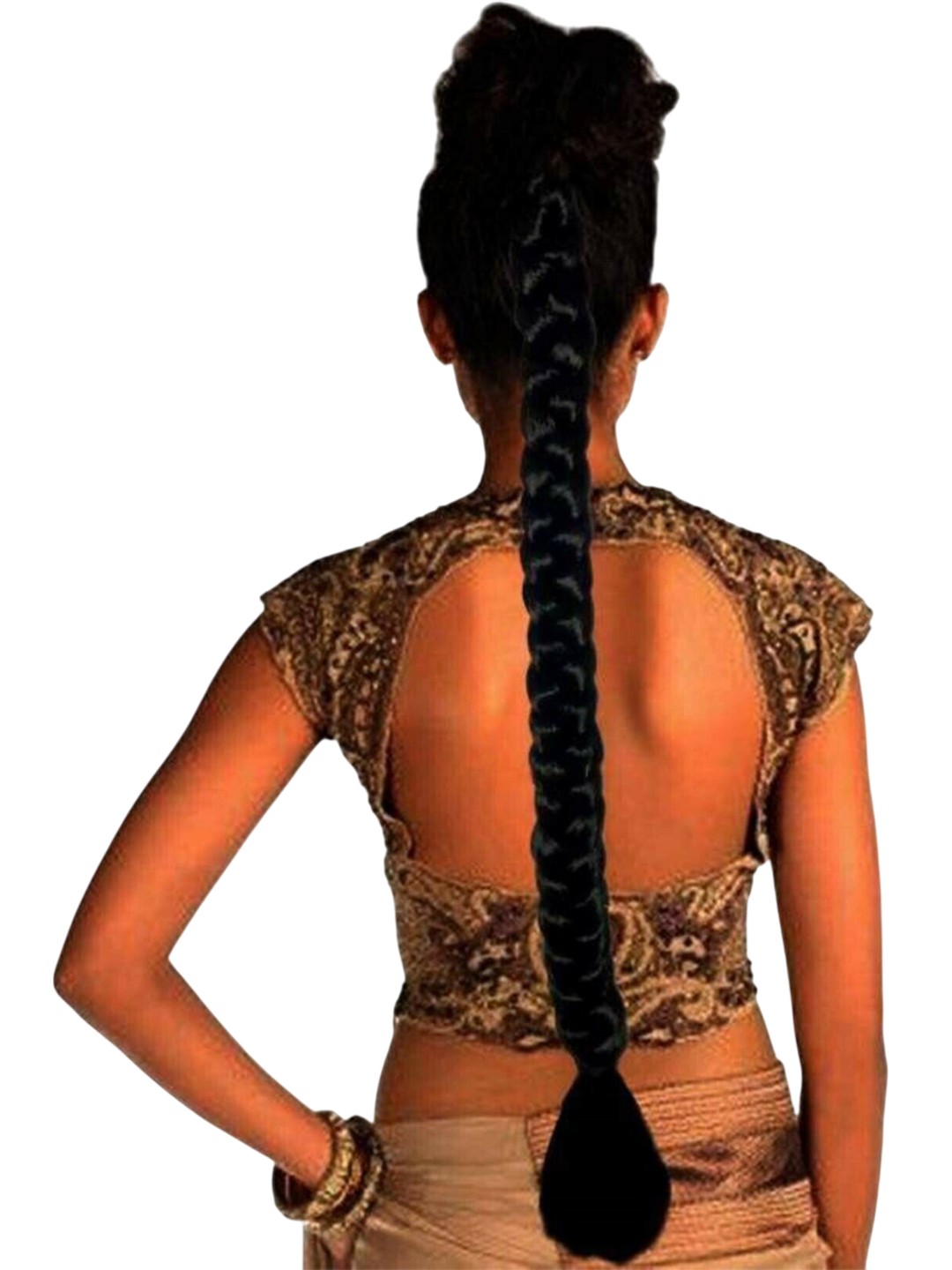 

vister Halo Straight Hair Extension - Black - 24 Inch