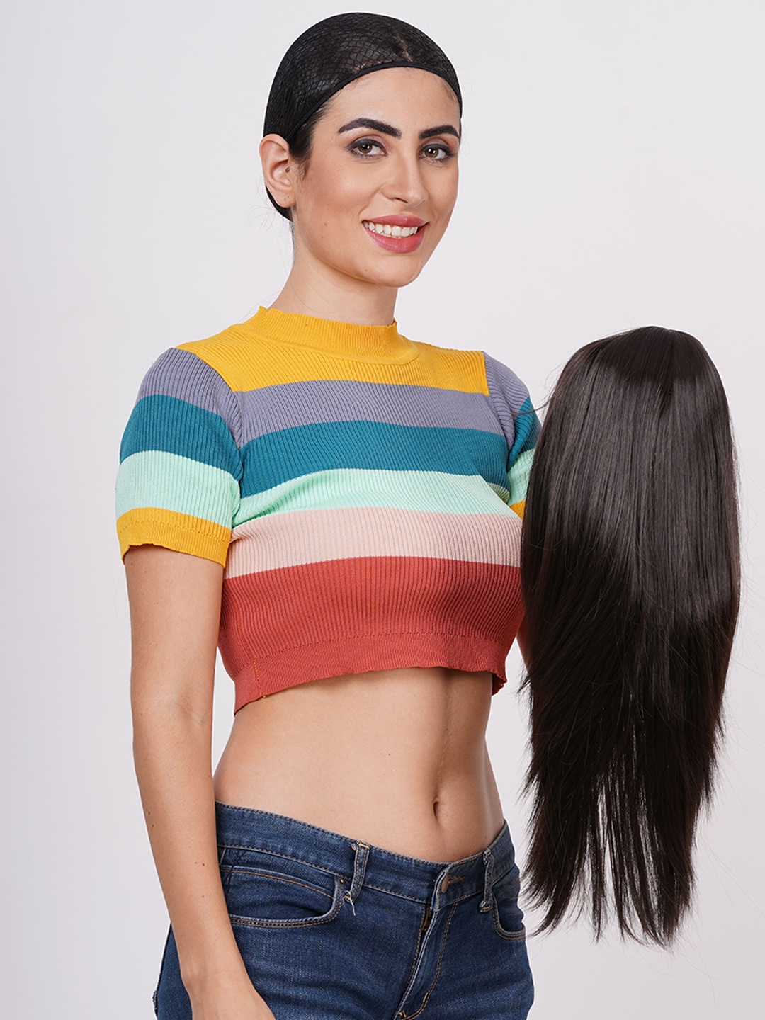 

vister Halo Straight Hair Extension - Brown - 16 Inch