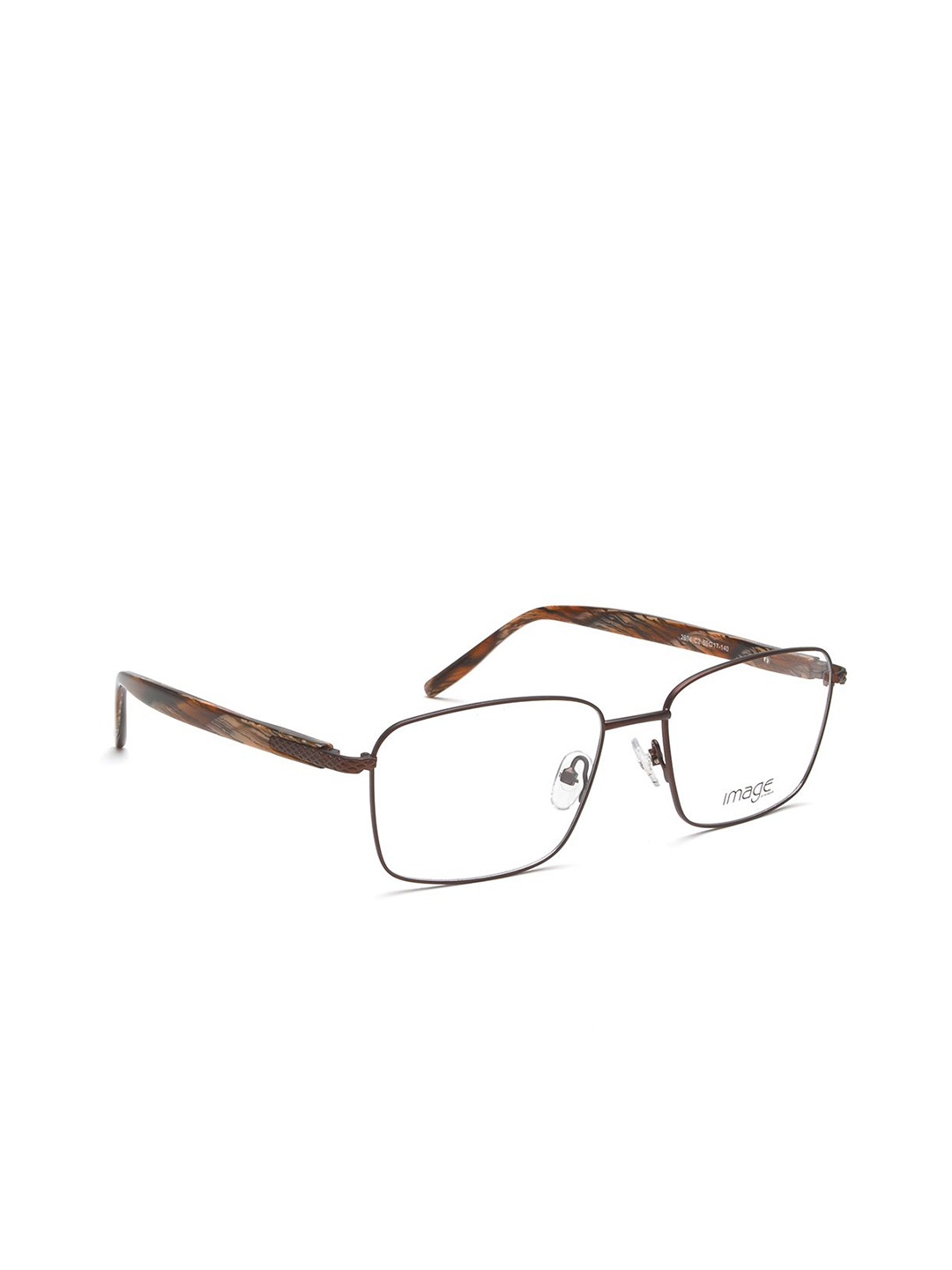 

Image Men Full Rim Square Frames, Brown