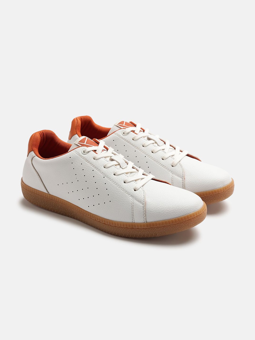 

hummel Men Lace-Ups PU Sneakers, White