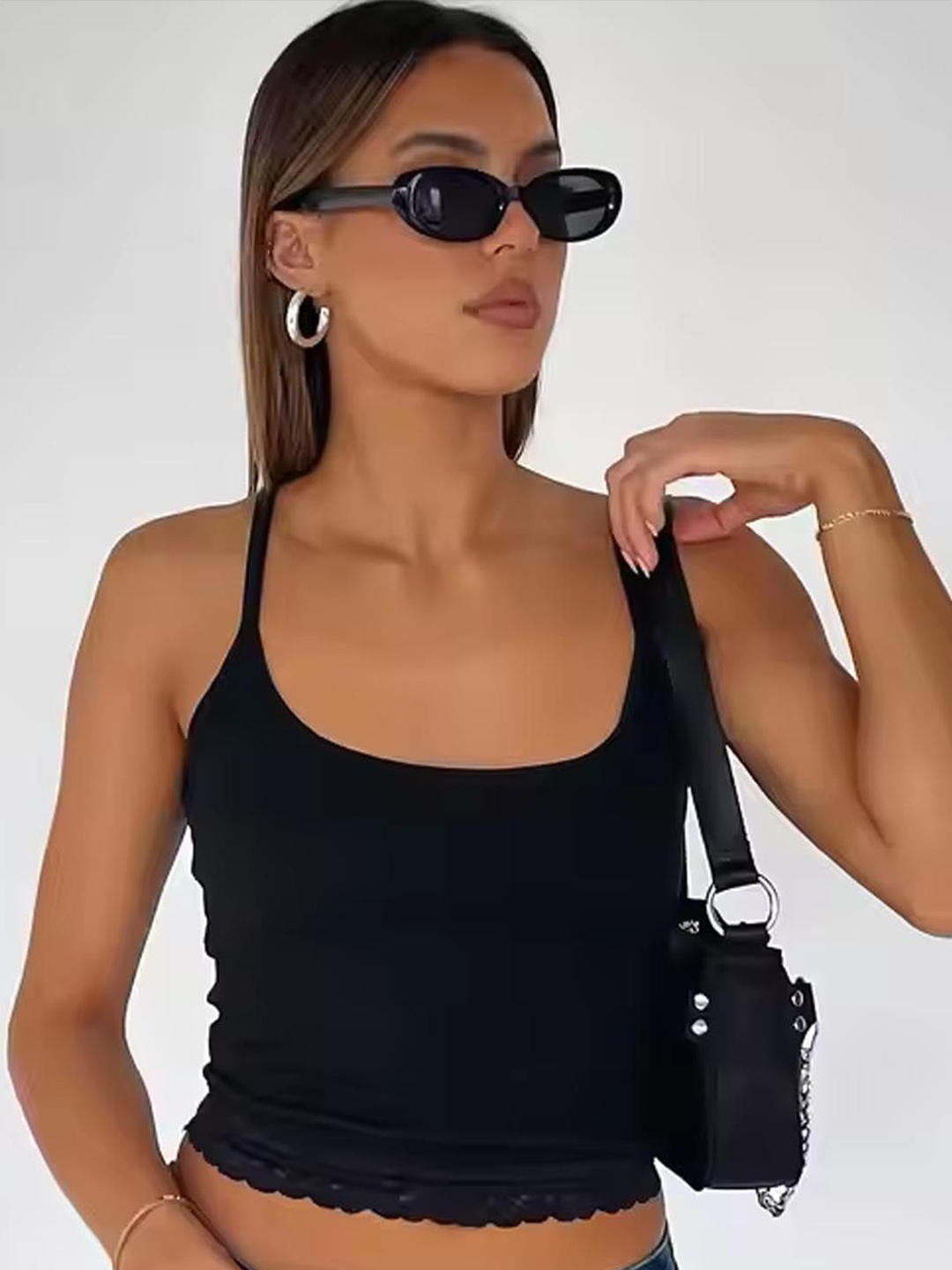 

StyleCast Crop Top, Black