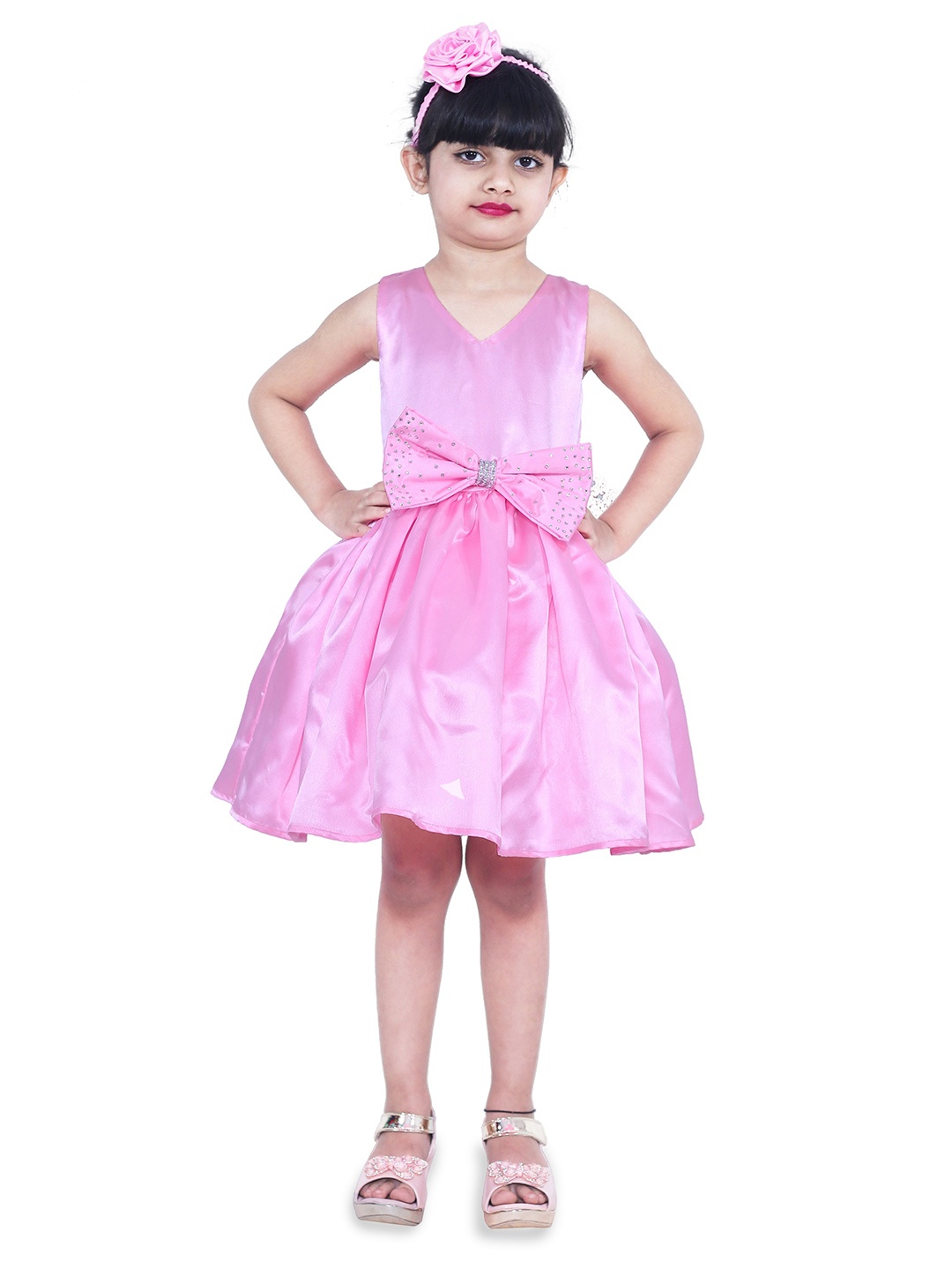 

Wow Princess Satin A-Line Dress, Pink