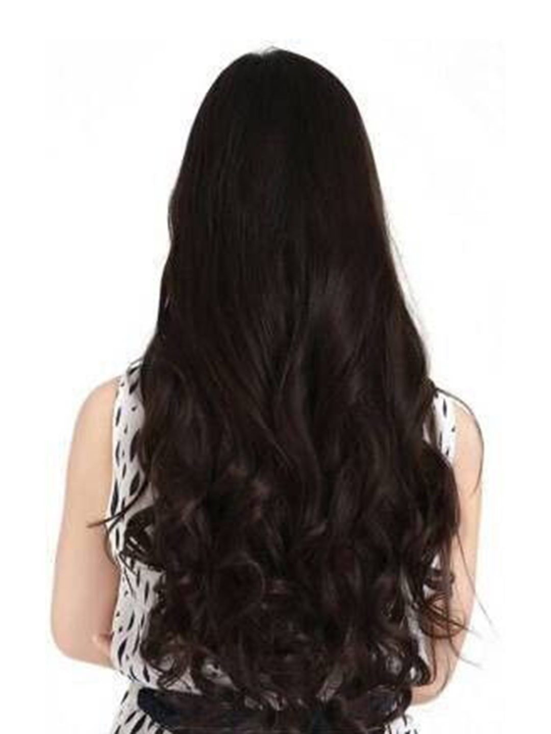 

vister Clip-In Wavy Hair Extension - Brown - 24 Inch