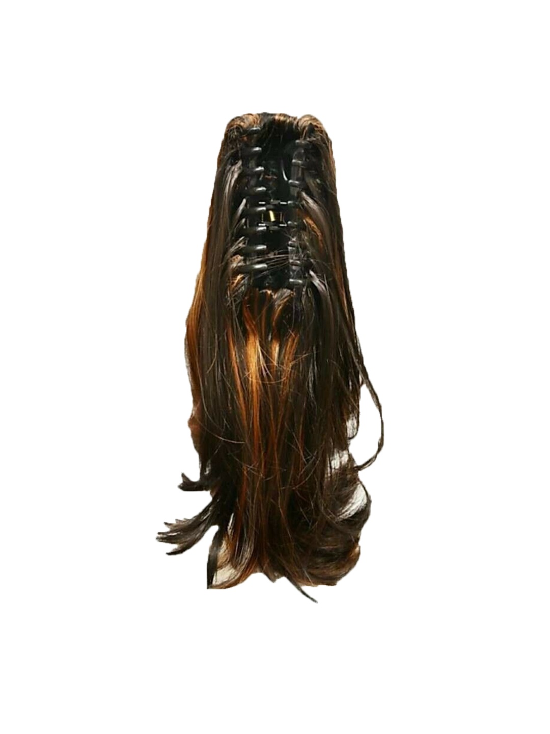 

vister Wavy Clip-In Hair Extension - 20 Inch - Golden Highlight, Gold