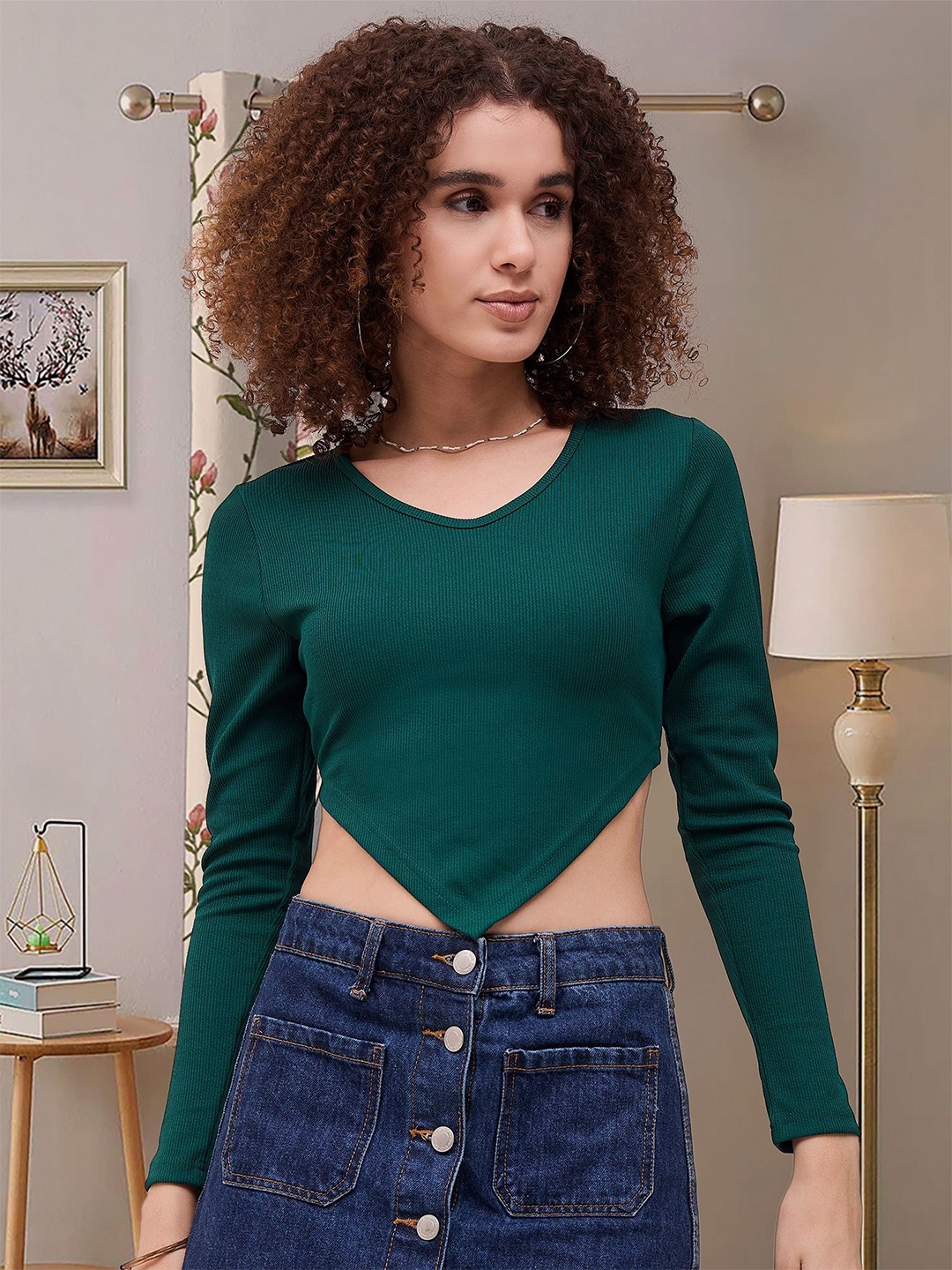 

DressBerry Crop Top, Teal