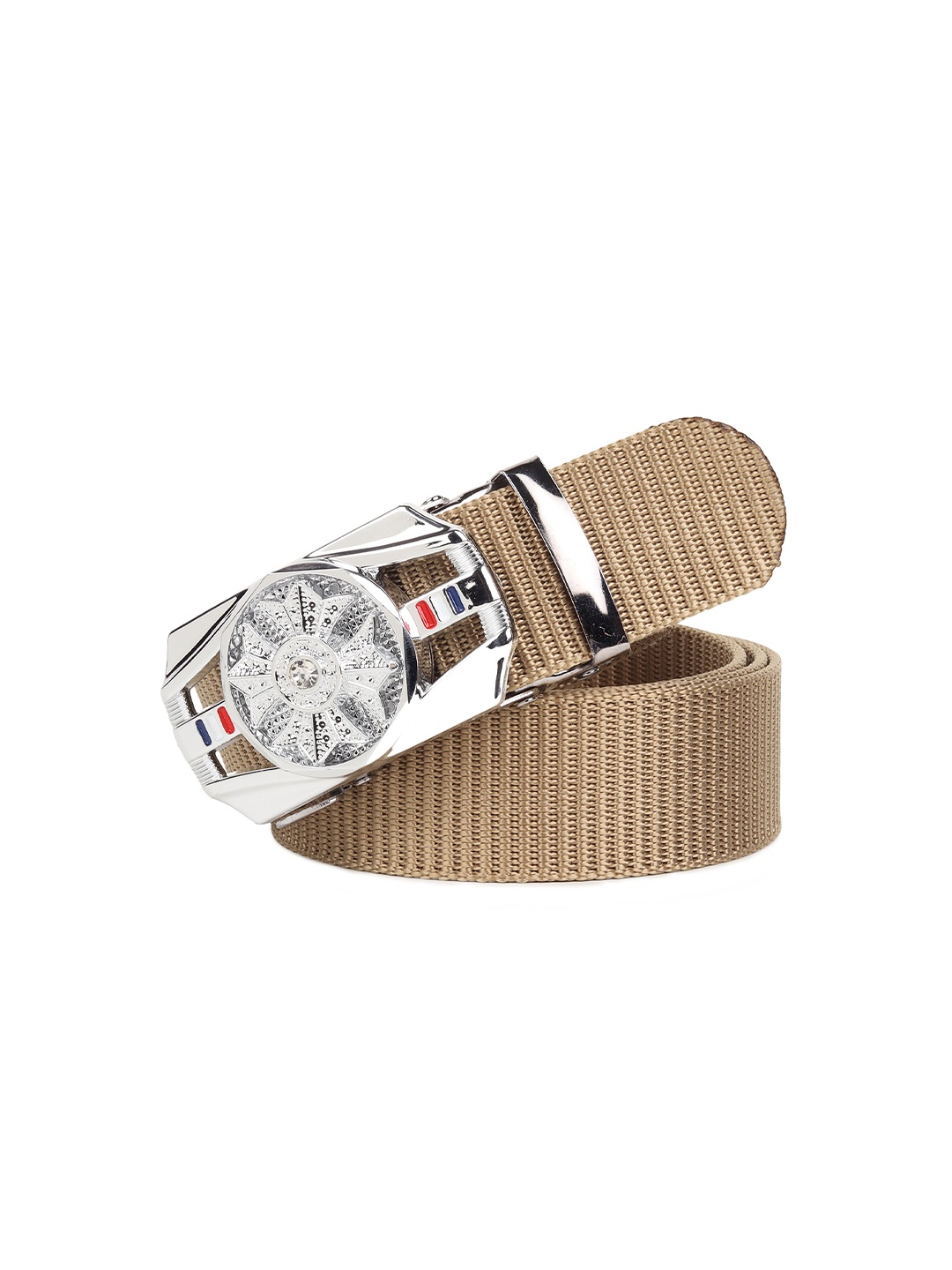 

Provogue Men Textured Belt, Cream