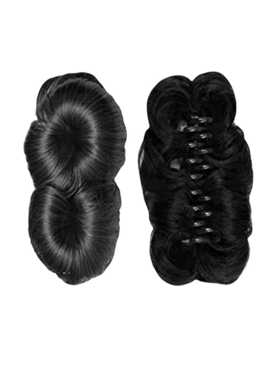 

vister Wavy Clip-In Bun Hair Extension - 6 Inch - Black
