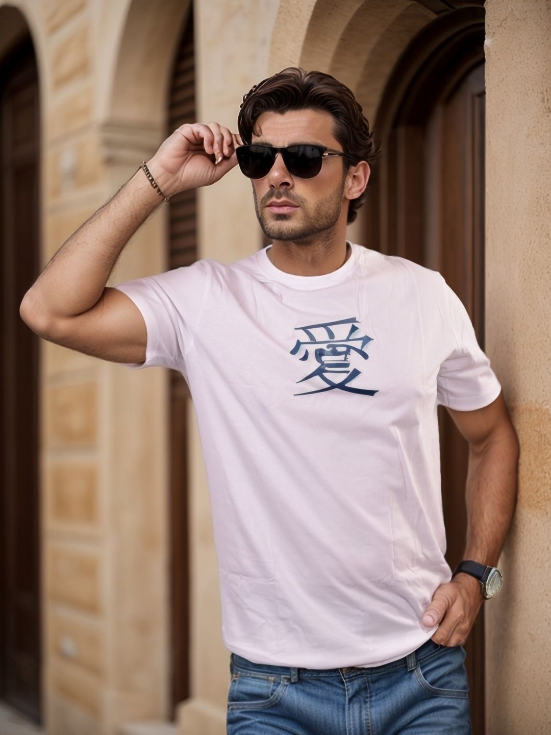

Bucciato Private Limited Men Graphic Printed Round Neck Cotton T-shirt, Lavender