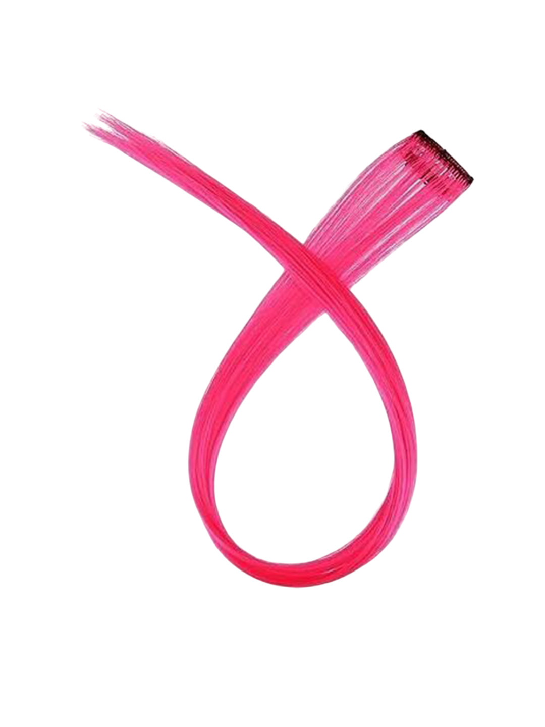 

vister Straight Clip-In Hair Extension - 22 Inch - Pink