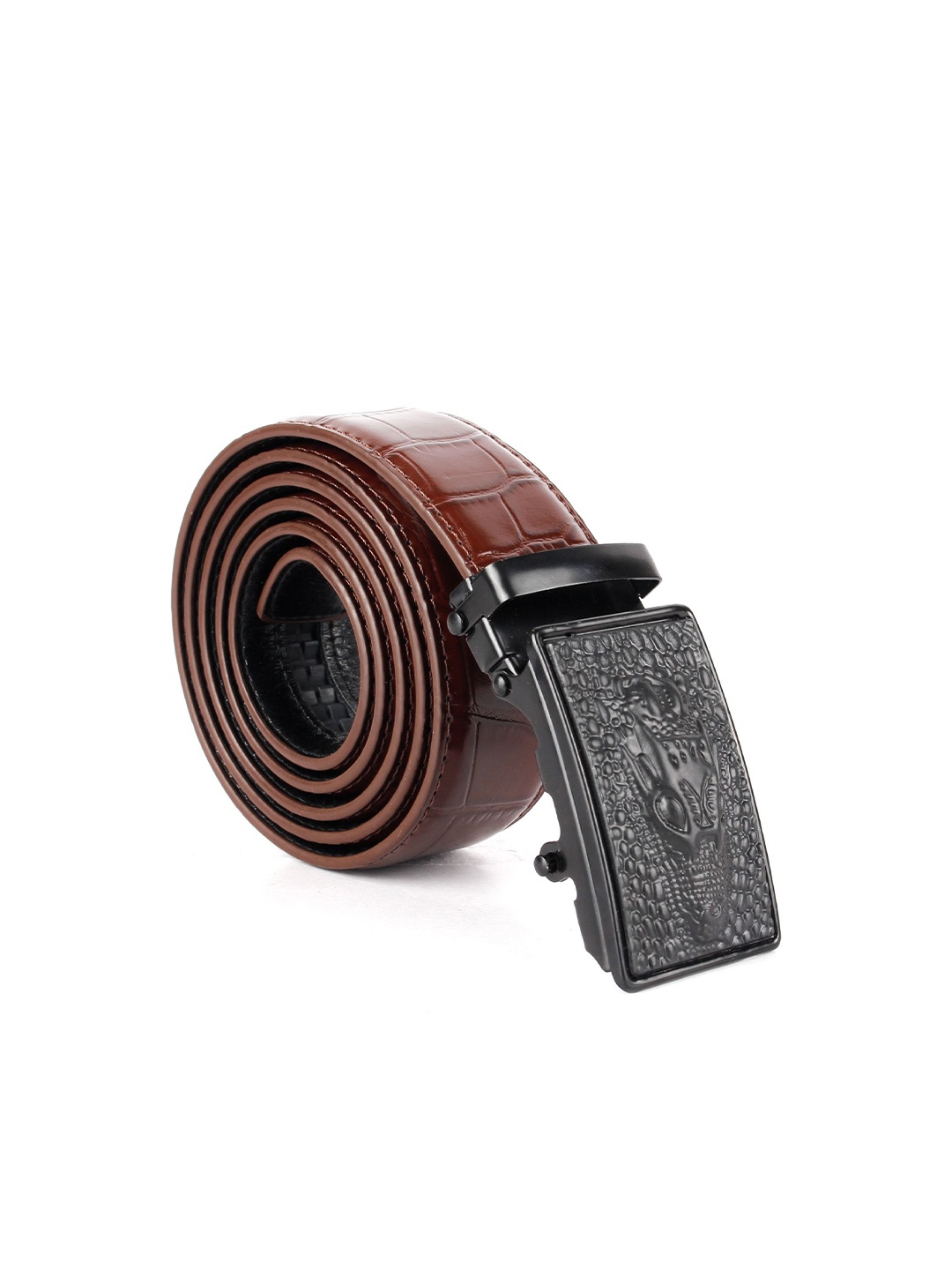 

CIMONI Men Textured Belt, Brown