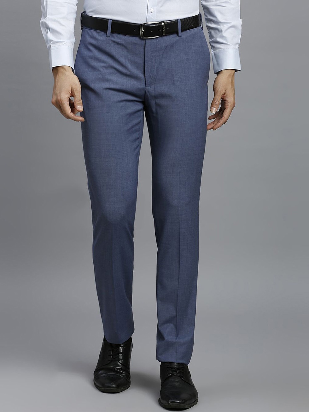 

Reid & Taylor Men Tailored Relaxed Fit Formal Trousers, Blue