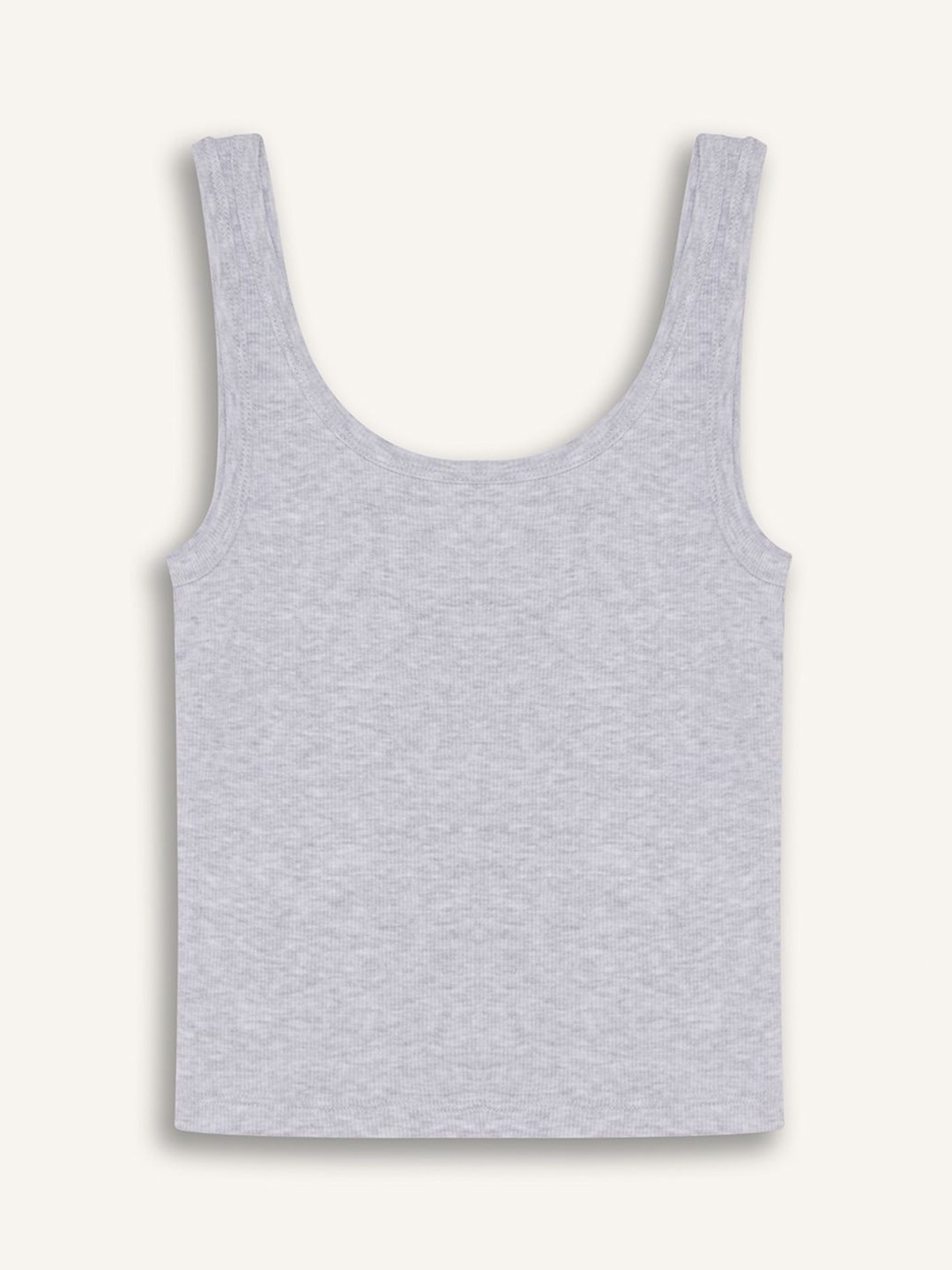 

DeFacto Women Scoop Neck Tank Top, Grey