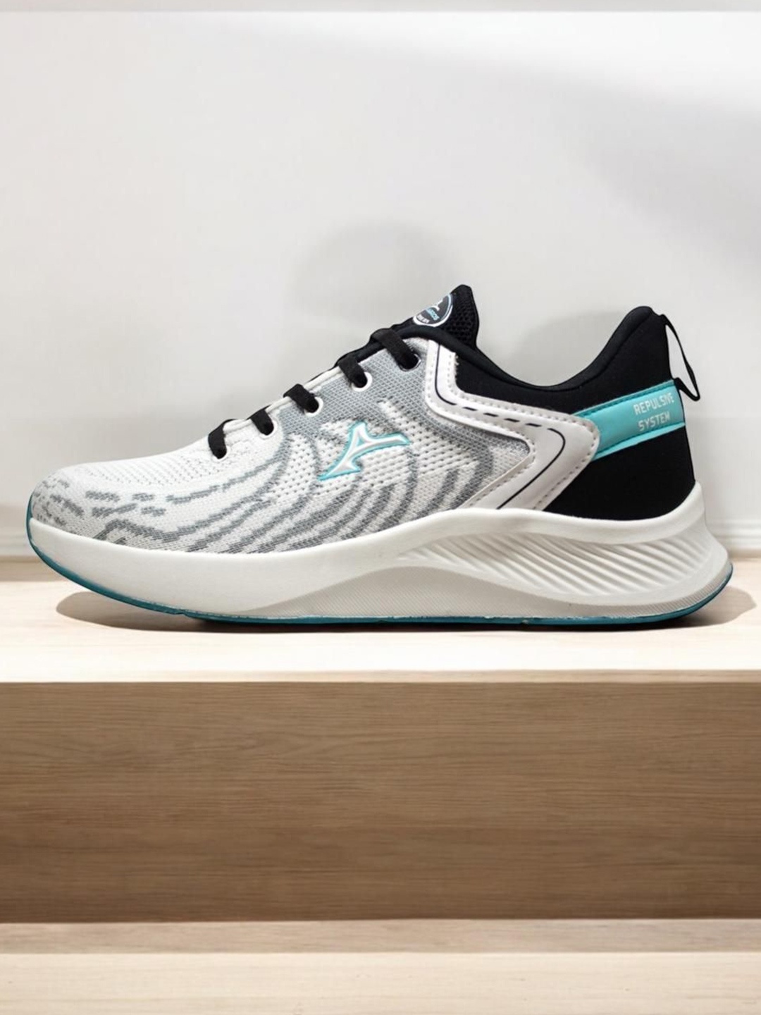 

ABROS Men Mesh Running Shoes, White