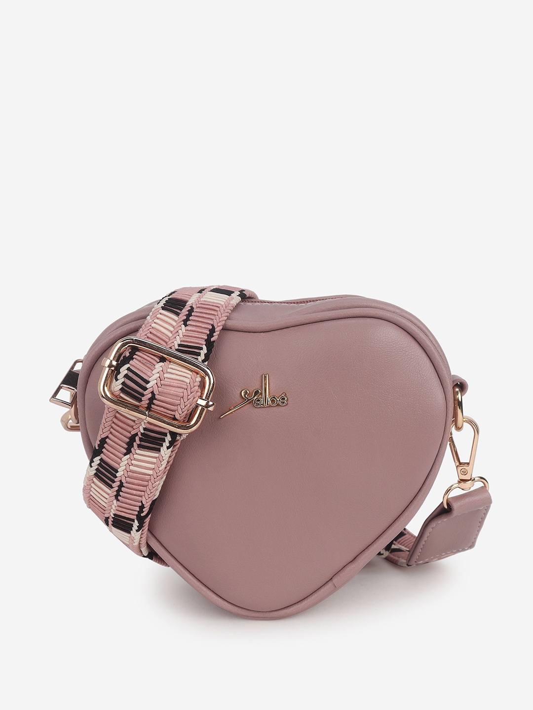 

yelloe Sling Bag with Tasselled, Pink