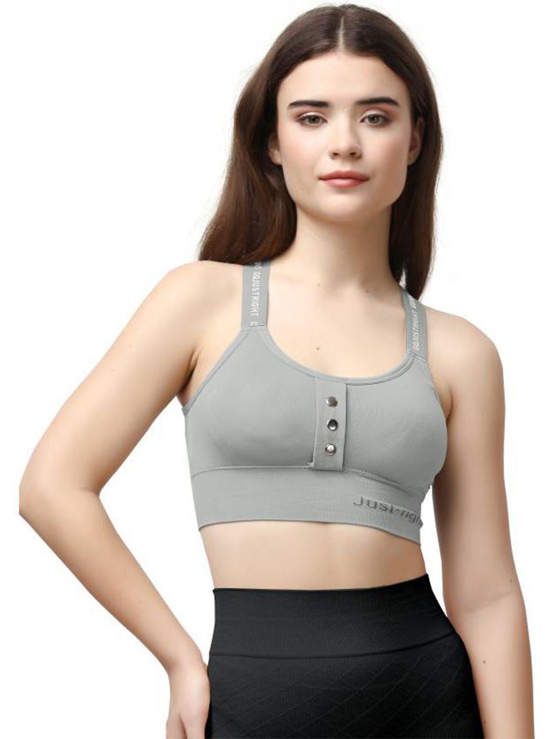 

Nakshu Full Coverage Lightly Padded Push-Up Bra, Silver