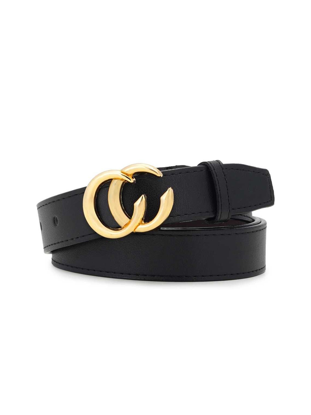 

Provogue Men Push Pin Belt, Black