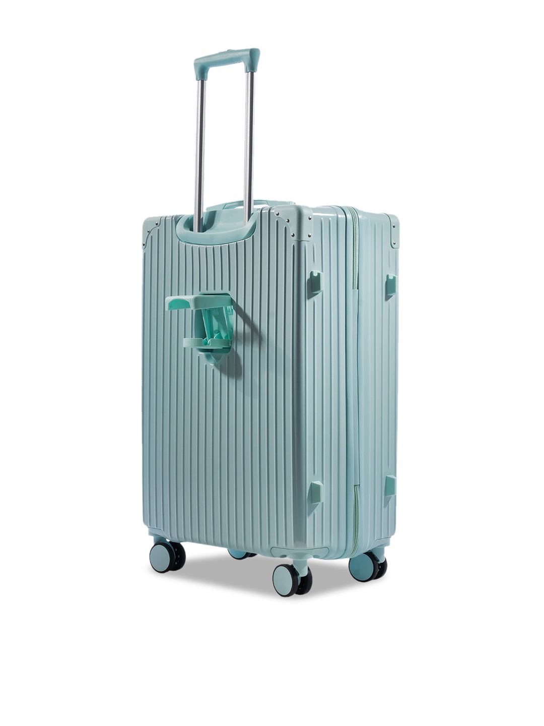 

PYB Reise Textured Cabin Hard-Sided Trolley Bag, Blue