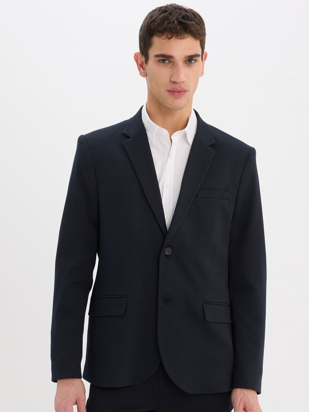 

DeFacto Single Breasted Blazer, Black