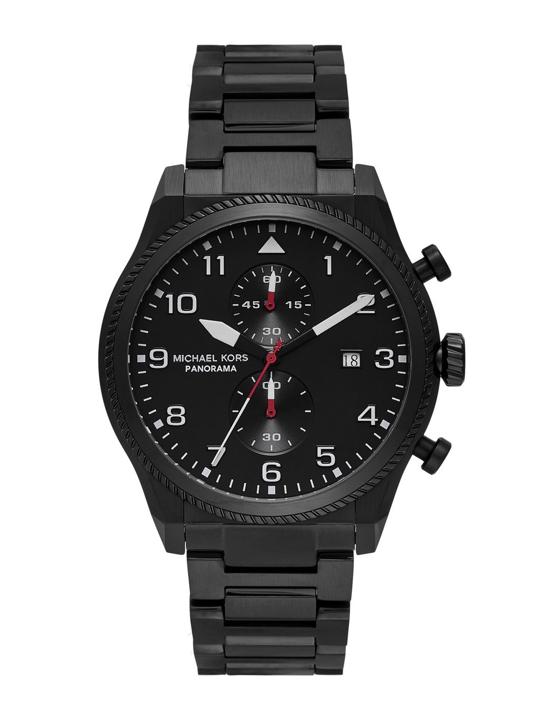 

Michael Kors Men Dial & Stainless Steel Straps Analogue Watch MK9198, Black