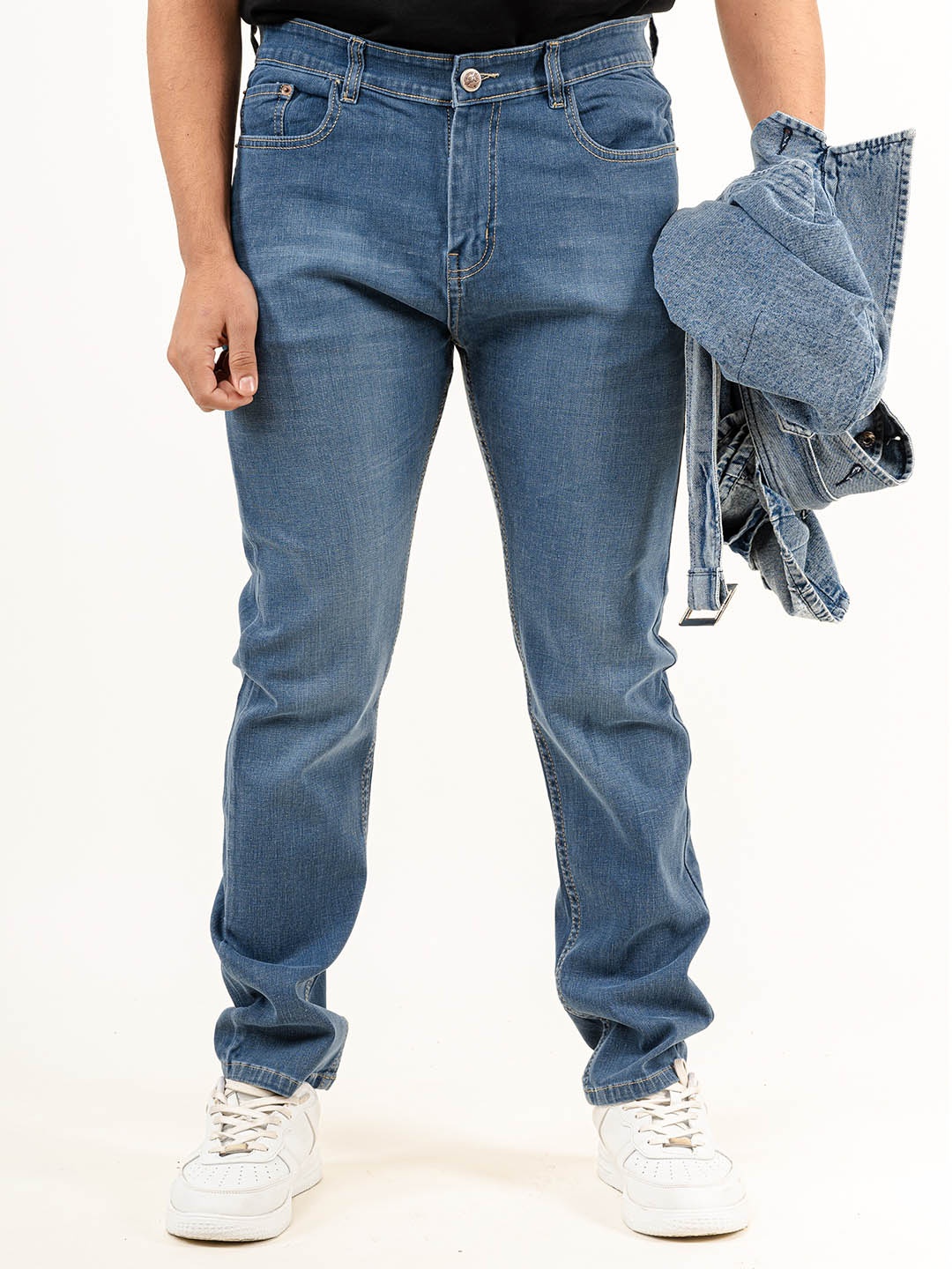 

Tistabene Men Regular Fit Mid-Rise Stretchable Jeans, Blue