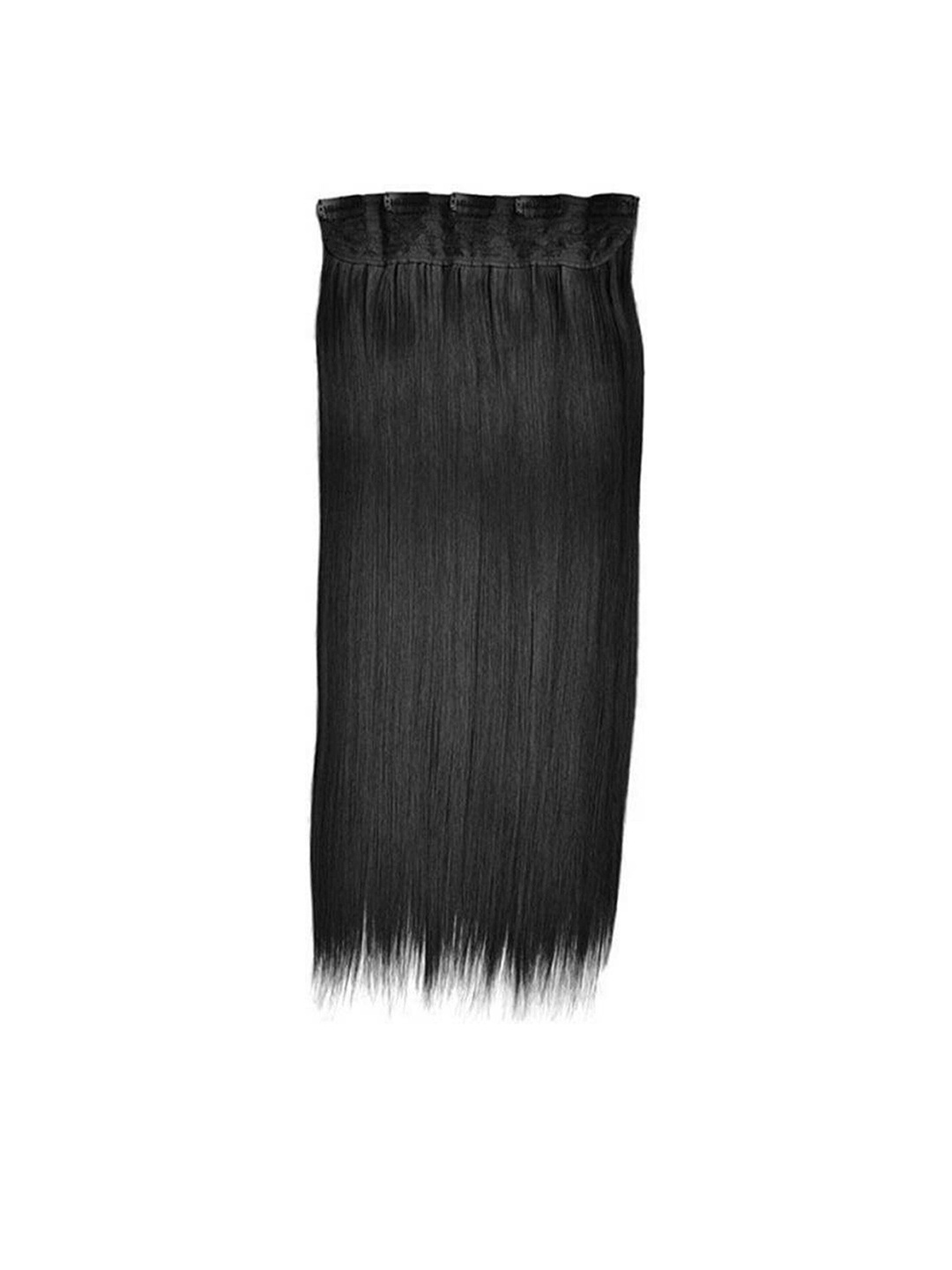 

vister Wavy Clip-In Hair Extension - 24 Inch - Black