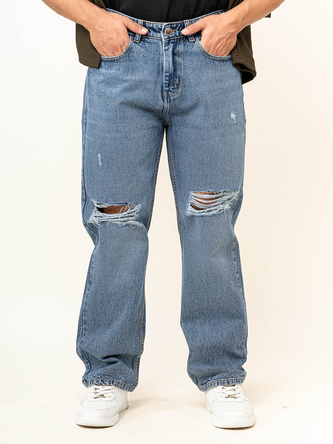

Tistabene Men Mid-Rise Stretchable Jeans, Blue