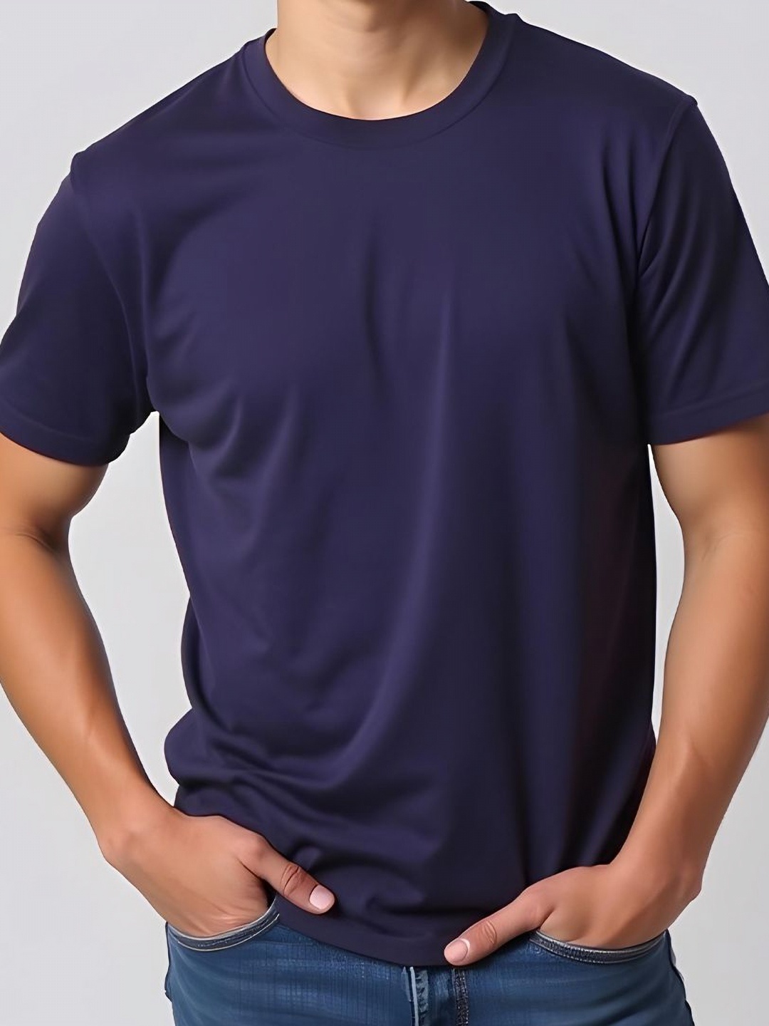 

Minus One Men Pure Cotton Supima Tshirt, Purple
