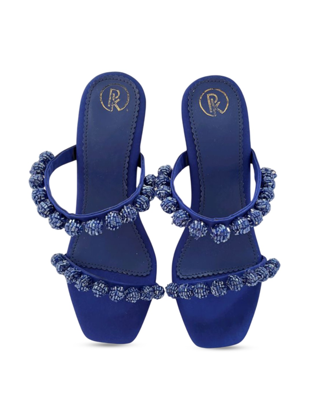 

Preet Kaur Women Burano Block Heels, Blue