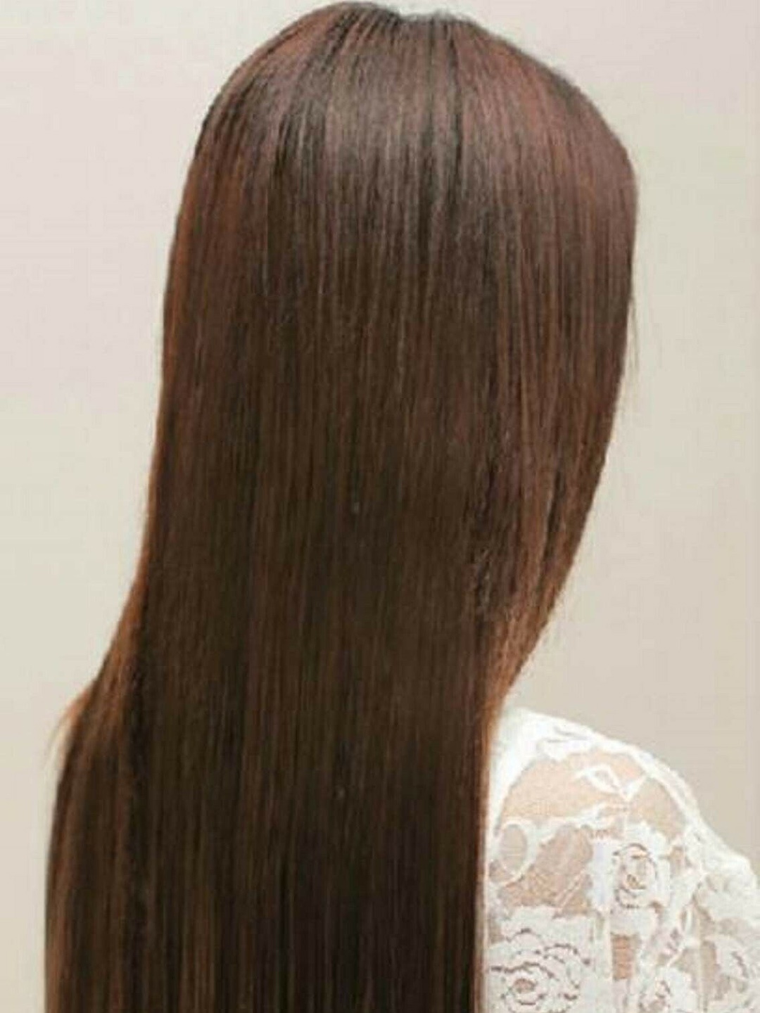 

vister Clip-In Straight Hair Extension - Brown - 22 Inch