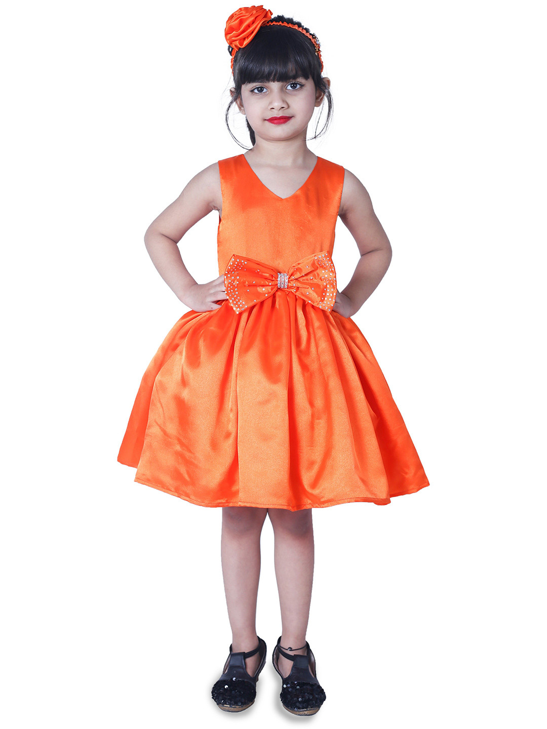 

Wow Princess Satin A-Line Dress, Orange