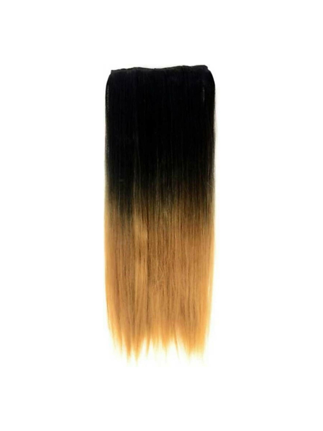 

vister Clip-In Straight Hair Extension - Golden Highlight - 24 Inch, Gold