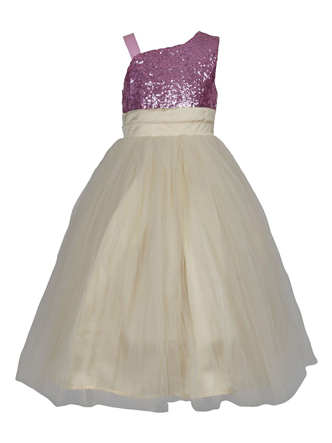 

Wow Princess Net A-Line Maxi Dress, Pink