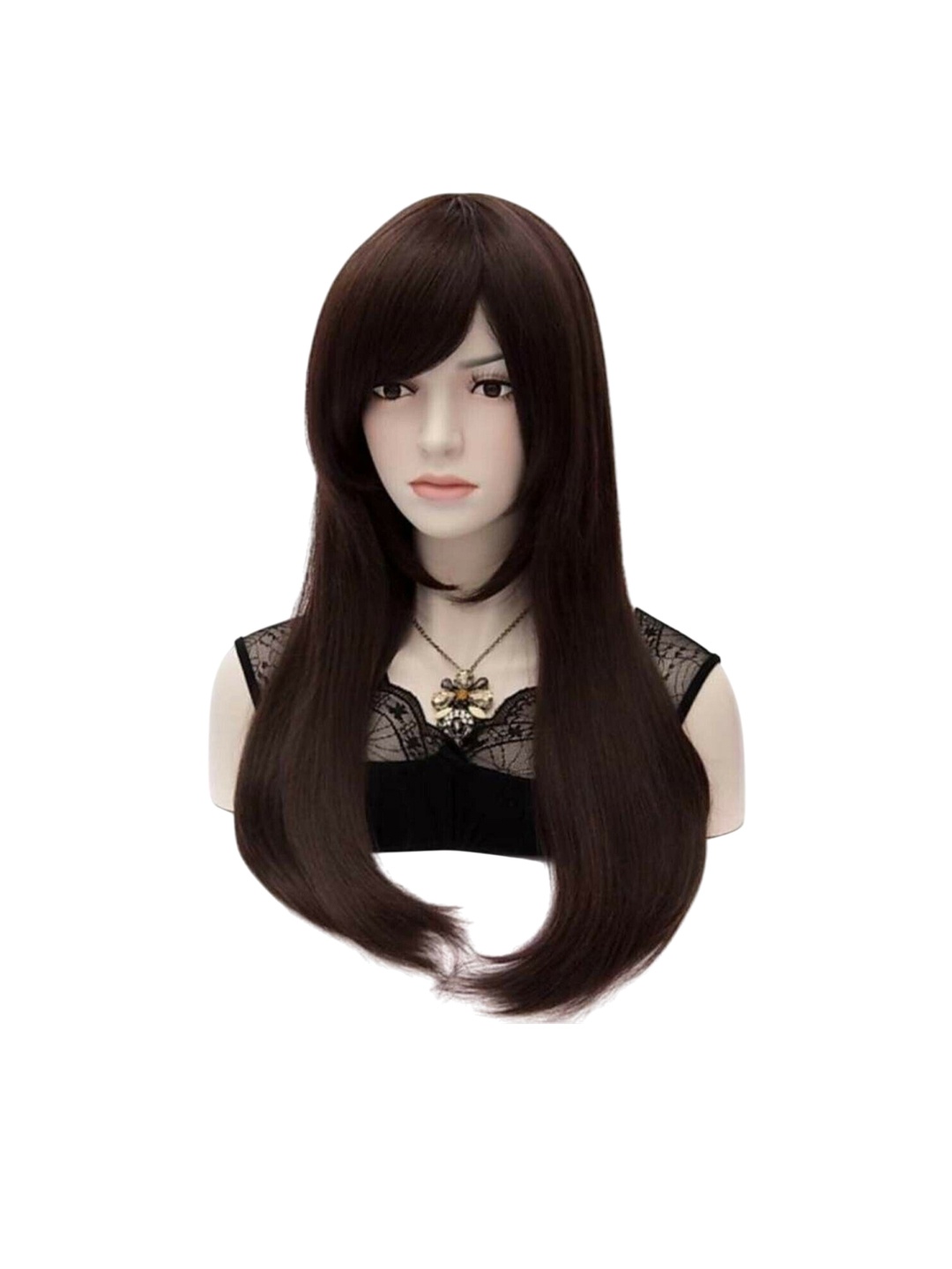 

vister Full Head Straight Hair Extension - Brown - 36 Inch