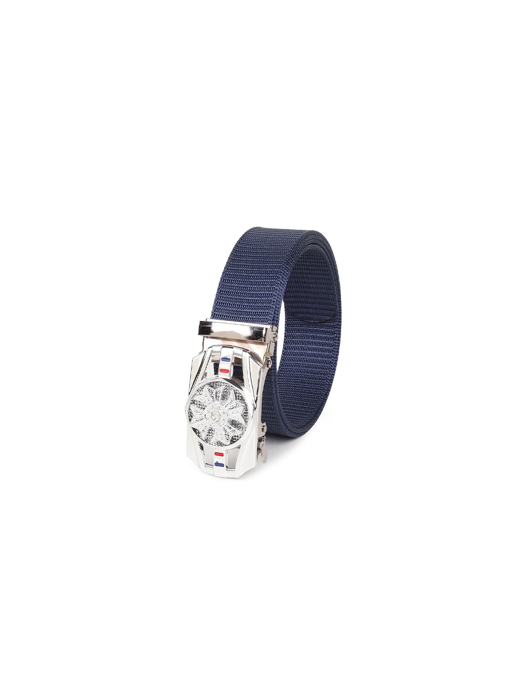 

Provogue Men Textured Belt, Navy blue