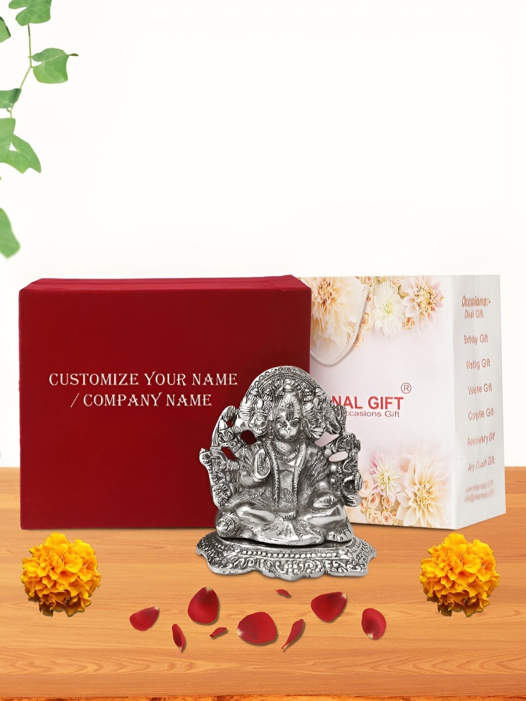 

INTERNATIONAL GIFT Silver-Toned Panchmukhi Religious Idol Showpiece